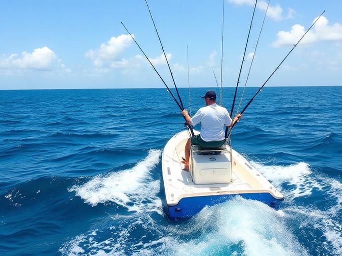 Deep sea fishing charter