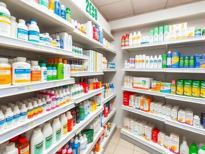 Pharmacy shelf