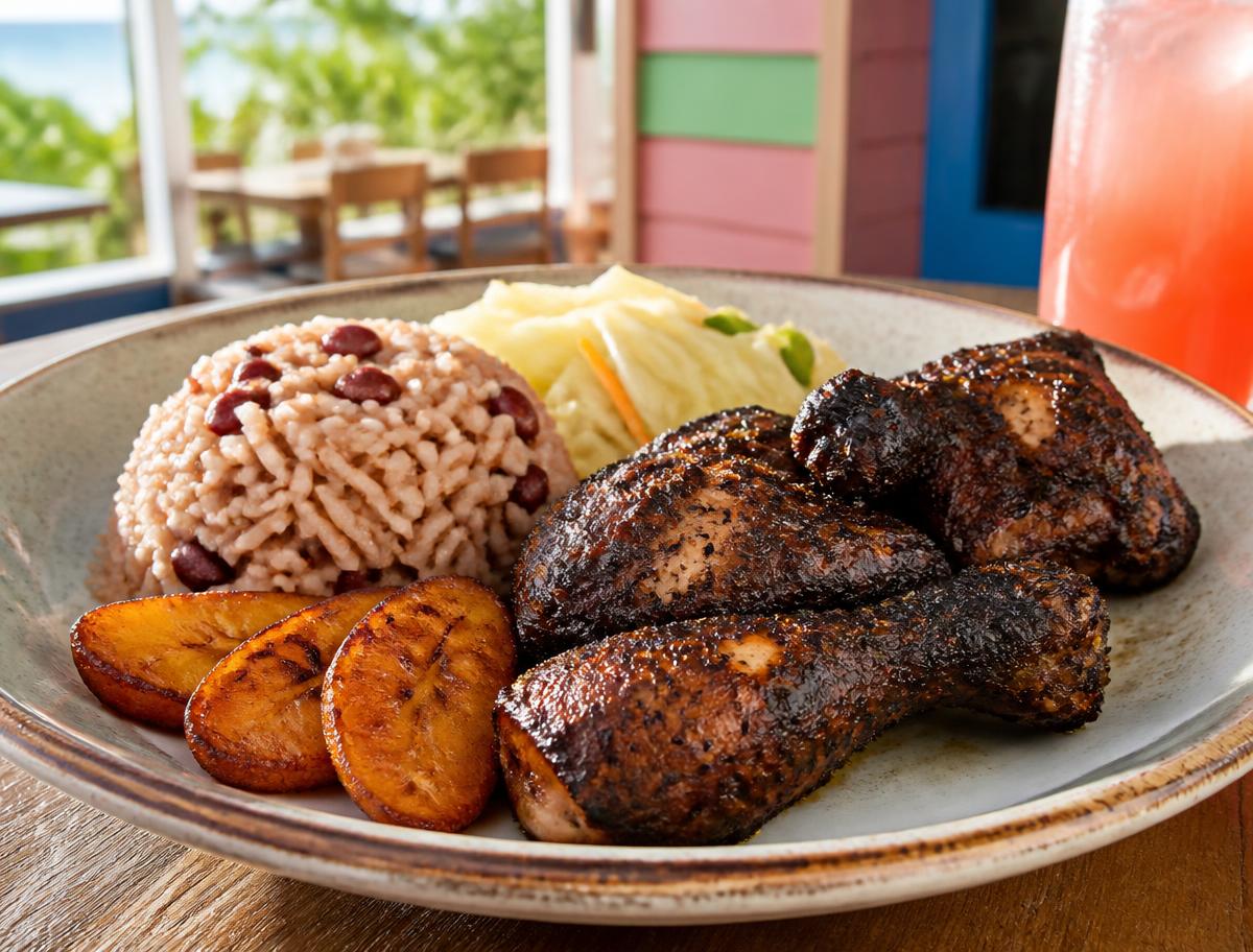 Jerk chicken plate