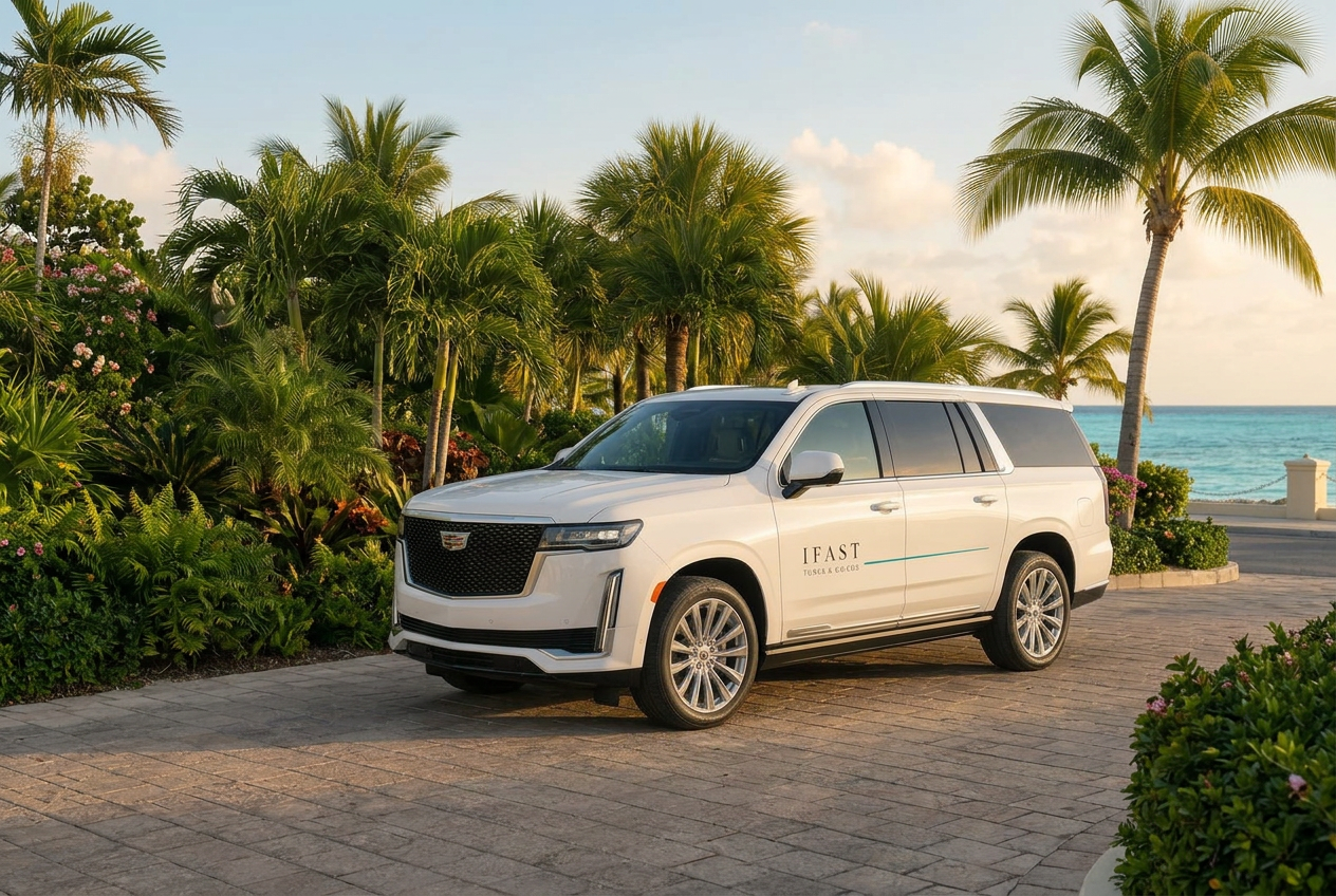 Luxury private SUV transfer in Providenciales